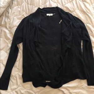 Calvin Klein Black Cardigan Sz L